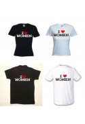 TEE SHIRT I LOVE WOMEN