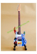 GUITARE MINIATURE FLEA RED HOT CHILI PEPPERS