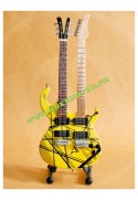 GUITARE MINIATURE EDDY VAN HALEN DOUBLE