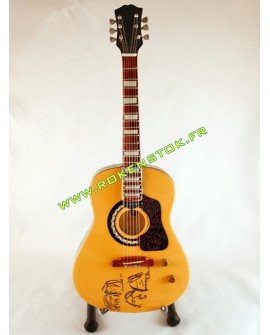 GUITARE MINIATURE SECHE JOHN LENNON THE BEATLES