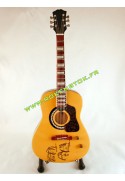 GUITARE MINIATURE SECHE JOHN LENNON THE BEATLES