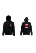 SWEAT SHIRT CAPUCHE ZIP NY NEW YORK LOVE S ME