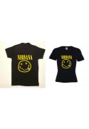 TEE SHIRT NIRVANA JAUNE