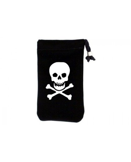 Housse téléphone portable TETE DE MORT PIRATE Pochette chaussette