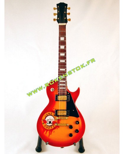 GUITARE MINIATURE SLASH GUN'S ROSES