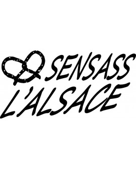 Sticker autocollant ALSACE ELSASS SENSASS