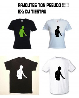 TEE SHIRT DEEJAY A PERSONNALISER