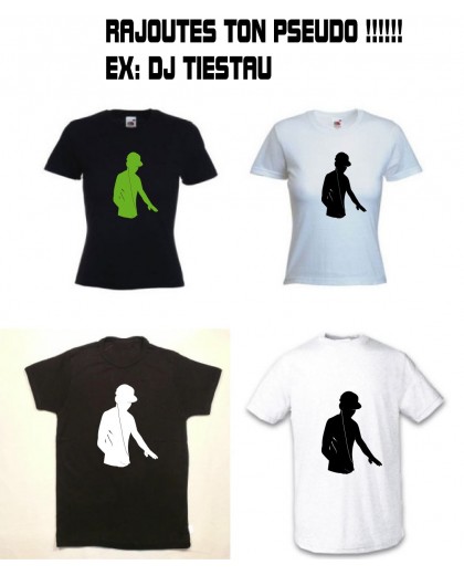 TEE SHIRT DEEJAY A PERSONNALISER