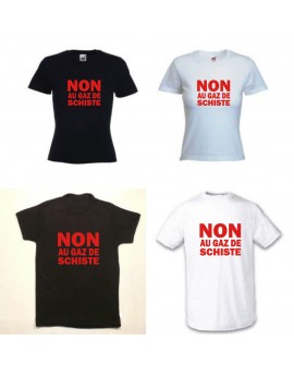 TEE SHIRT NON AU GAZ DE SCHISTE