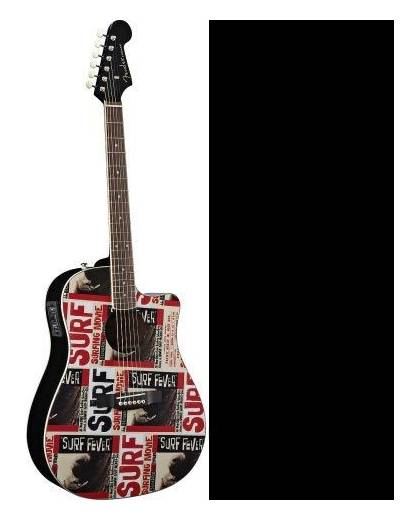 GUITARE MINIATURE JOHN SEVERSON WOODY SURF